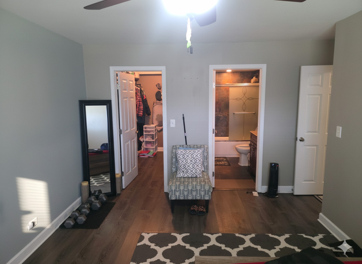 717 Tipperary Court, Unit 1C Schaumburg, IL 60193 - Photo 7 of 11 a view of hallway with livingroom and wooden floor