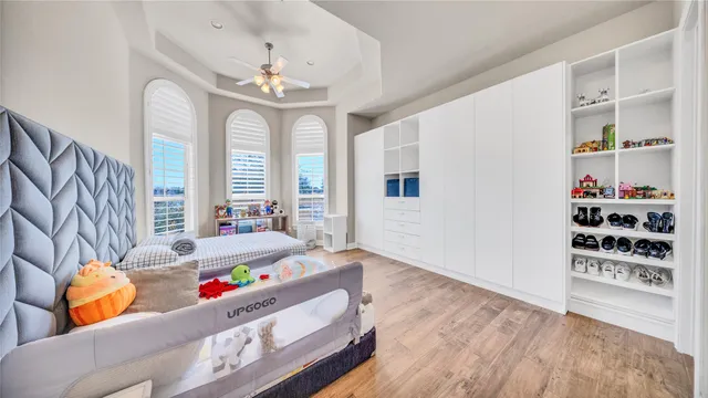 a very nice looking room with a large window