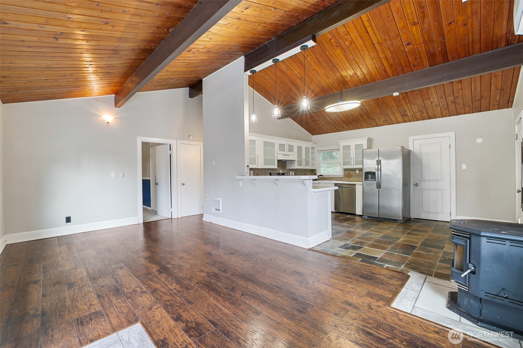 41 Barbara Lane Belfair, WA 98528 - Photo 8 of 28 a view of a kitchen with wooden floor