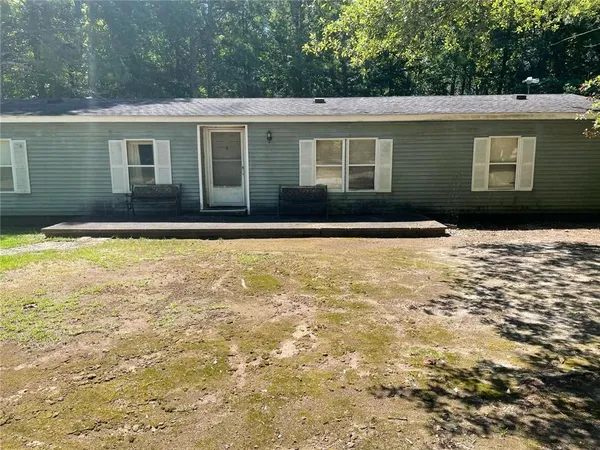 a backyard of a house