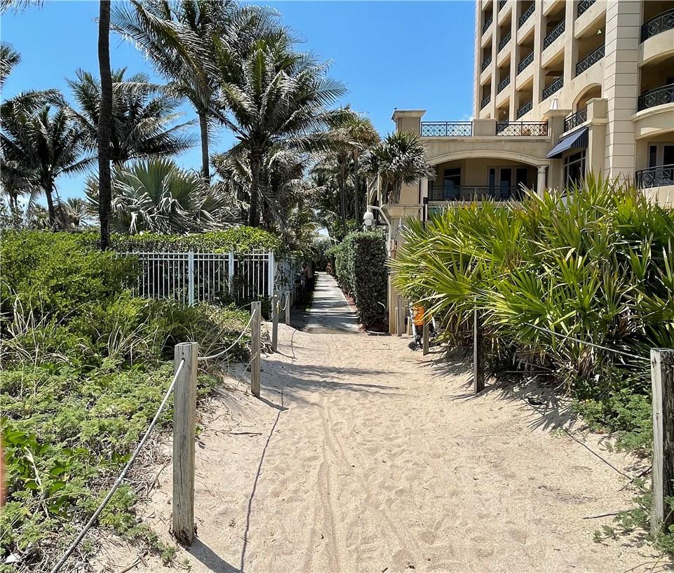 2601 South Ocean Boulevard, Unit 9 Boca Raton, FL 33432 - Photo 31 of 33 a view of outdoor space yard and porch