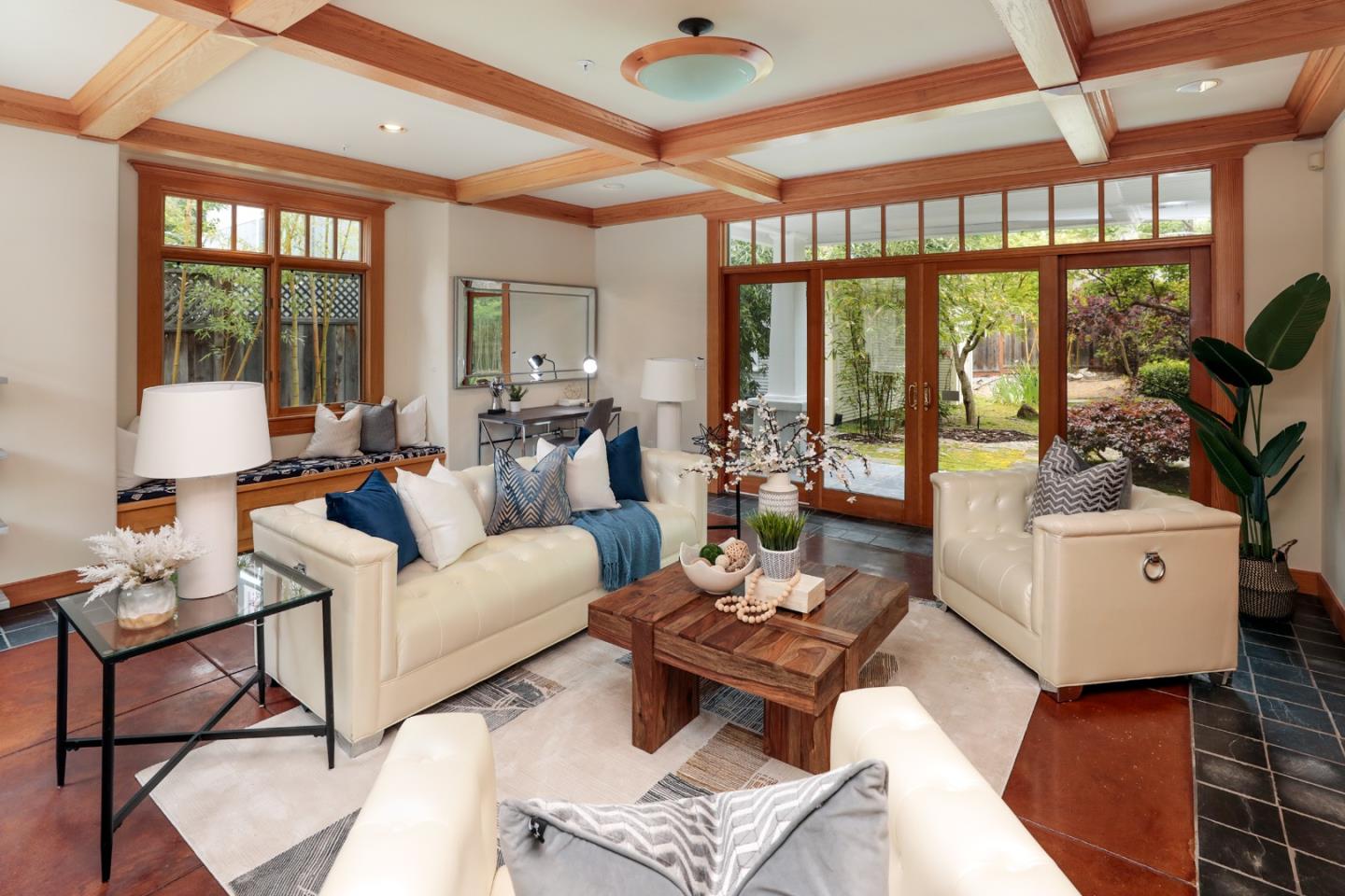 345 Berkeley Way Santa Cruz, CA 95062 - Photo 10 of 39 a living room with furniture and a large window