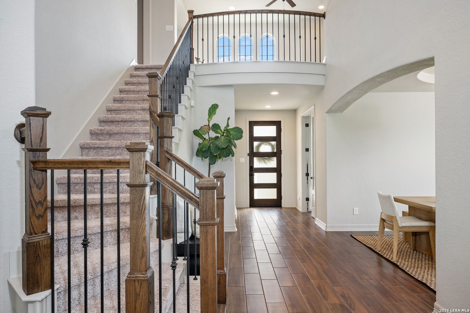 8527 Nichols Rim Boerne, TX 78015 - Photo 6 of 33 a view of entryway with wooden floor