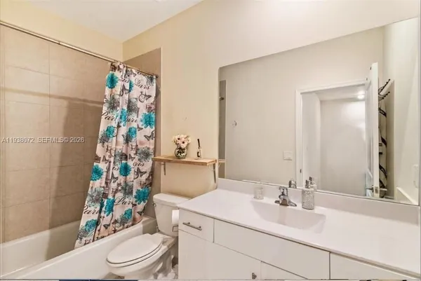 a very nice looking room with a large window