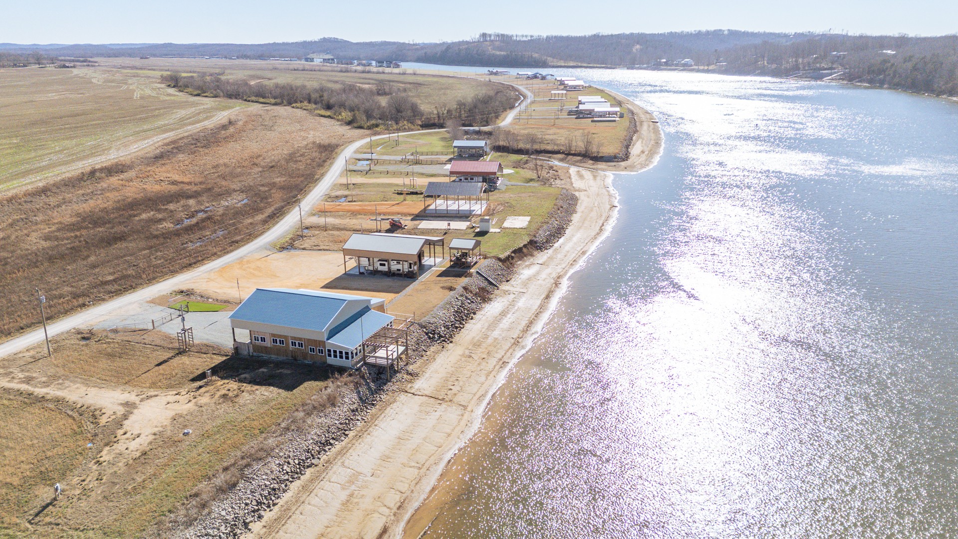 2217 Hardin Bottom River Road Clifton, TN 38425 - Photo 53 of 66 a view of a terrace with wooden floor