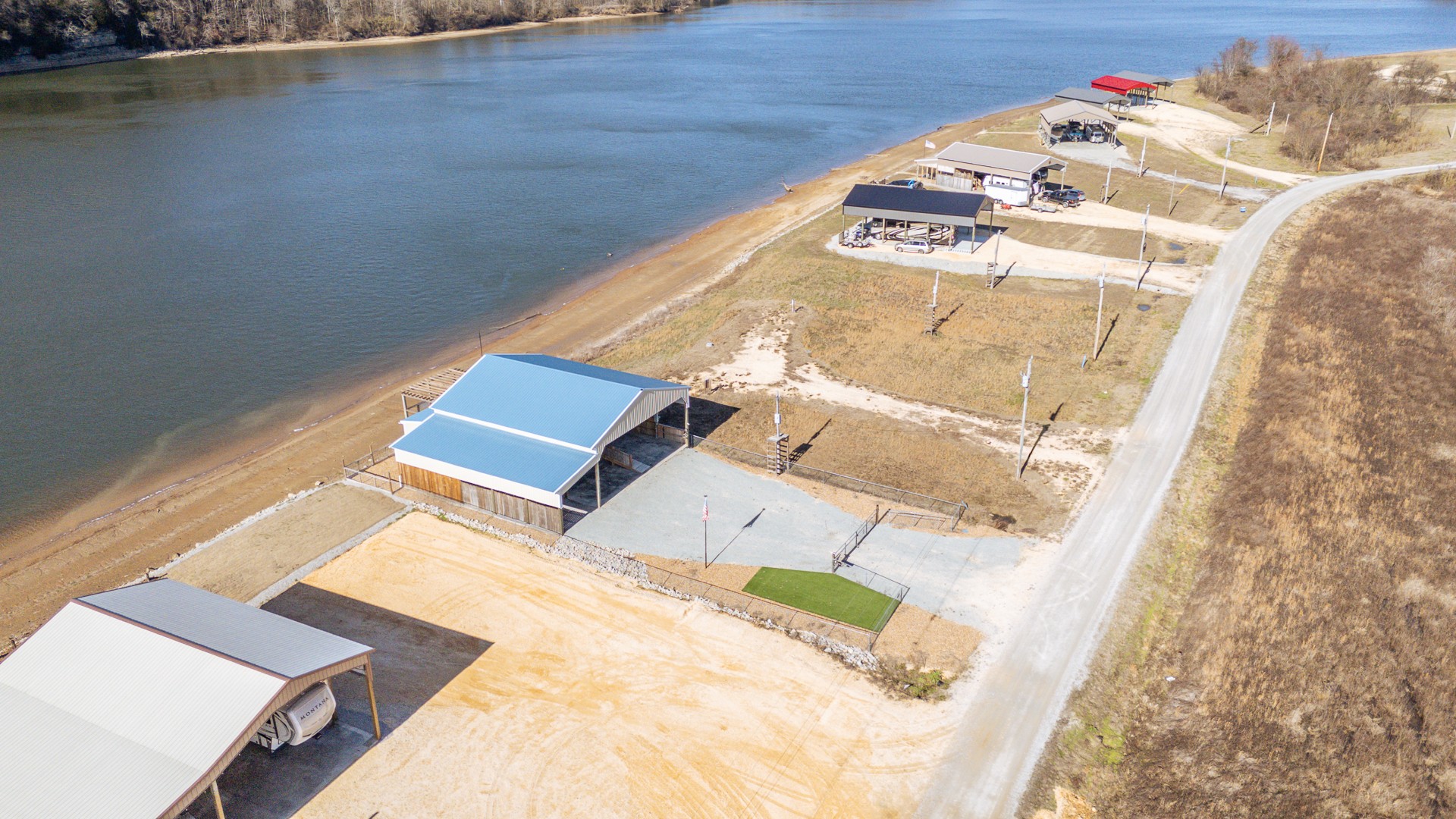 2217 Hardin Bottom River Road Clifton, TN 38425 - Photo 64 of 66 a view of a bed in a balcony