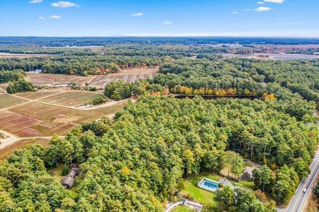 1 Robbins Path Carver, MA 02330 - Photo 32 of 42 an aerial view of a houses with a yard