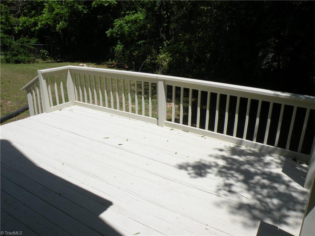 4723 Kirk Road Winston-Salem, NC 27103 - Photo 18 of 22 Back Deck - fresh paint