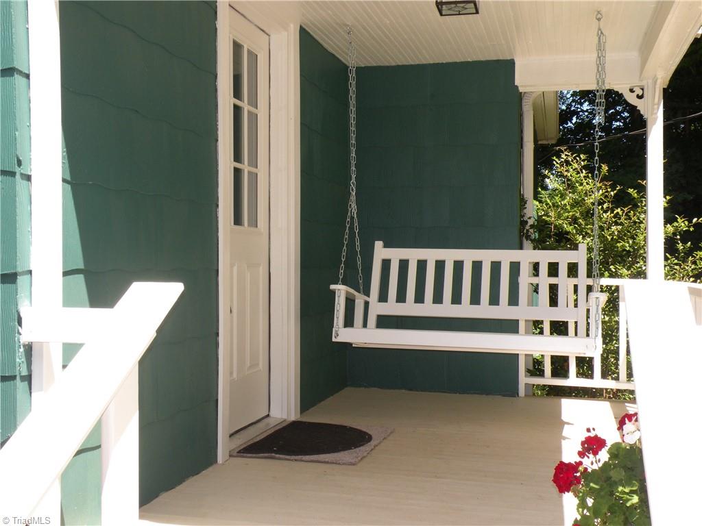 Front Porch with swing