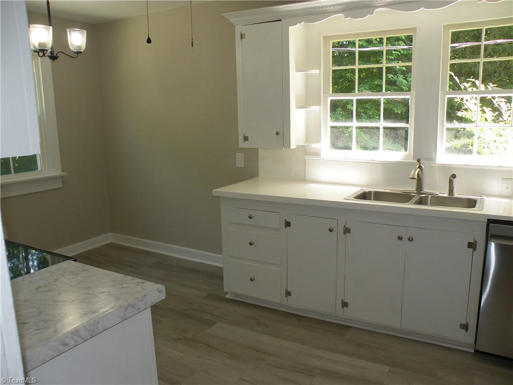 Kitchen - New LVP flooring