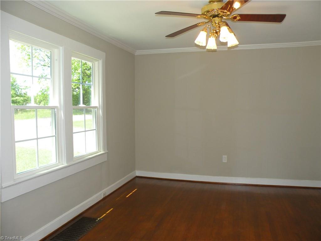 Living Room - refinished hardwoods and new windows