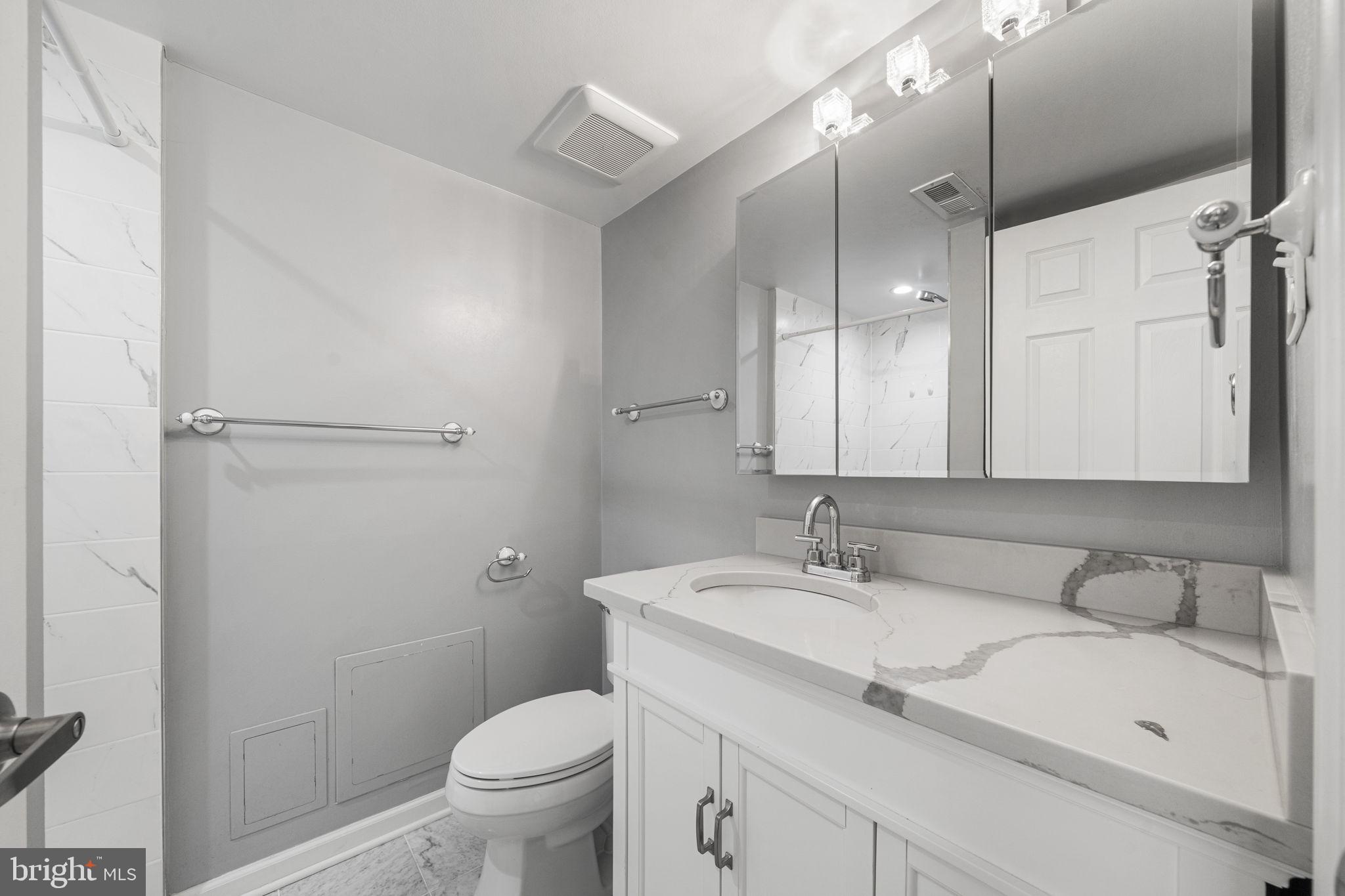 5845 Rexford Drive, Unit 721 Springfield, VA 22152 - Photo 26 of 32 a bathroom with a sink toilet and shower
