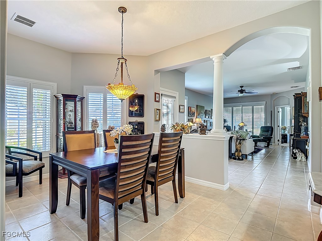 3630 Rue Alec Loop, Unit 1 North Fort Myers, FL 33917 - Photo 6 of 50 a dining room with furniture and window