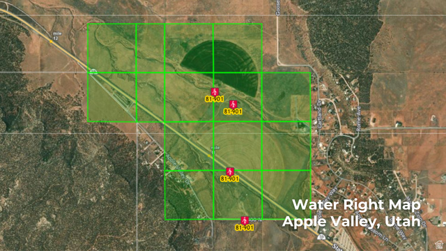Gooseberry Way Apple Valley, UT 84737 - Photo 13 of 24 Water Right Map. Displaying water rights for the property in Apple Valley, Utah