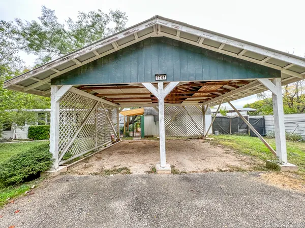 a view of a house with a patio