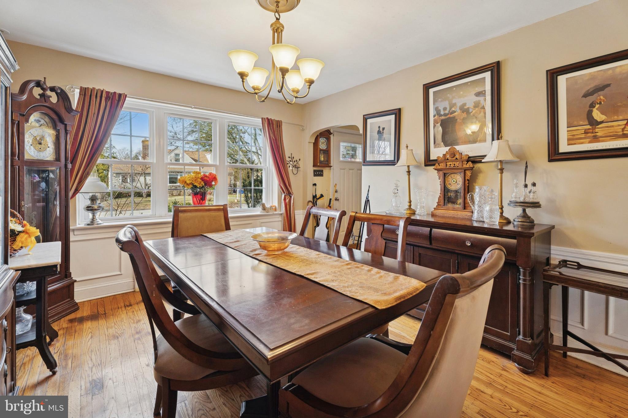 145 Merrybrook Drive Havertown, PA 19083 - Photo 12 of 29 a view of a dining room with furniture window and wooden floor