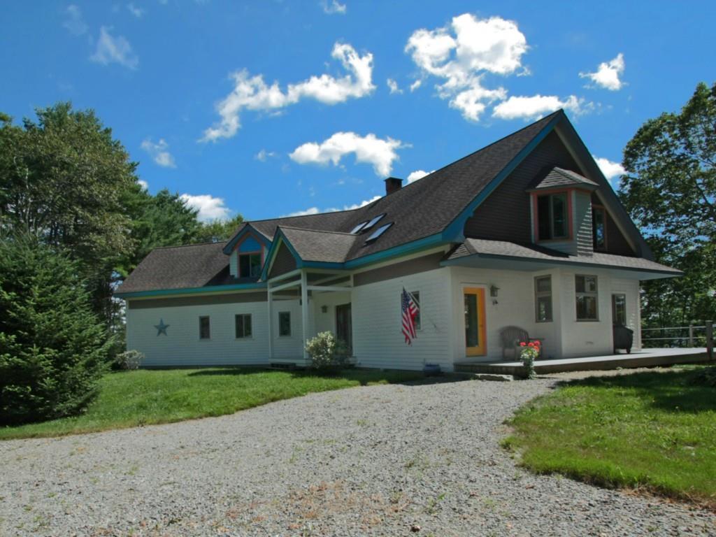 55 Storer Road Bremen, ME 04551 - Photo 4 of 34 Exterior Front. House as you drive...
