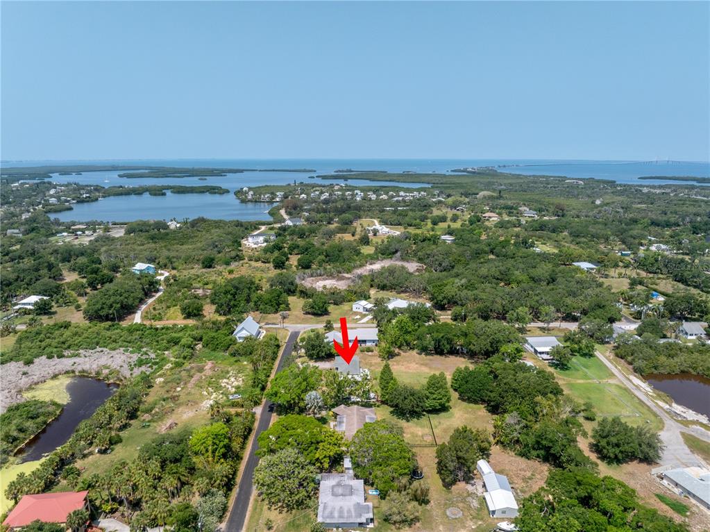 592 Ken Hubbard Road Terra Ceia, FL 34250 - Photo 33 of 34 an aerial view of multiple house