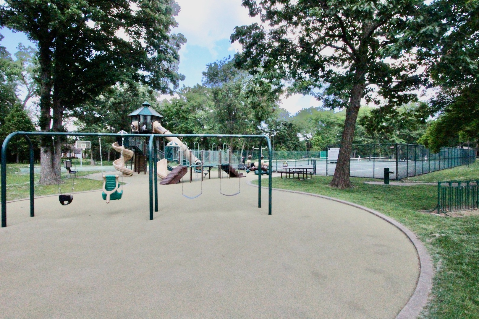 835 Suffield Square Lincolnshire, IL 60069 - Photo 42 of 44 a view of park with swings