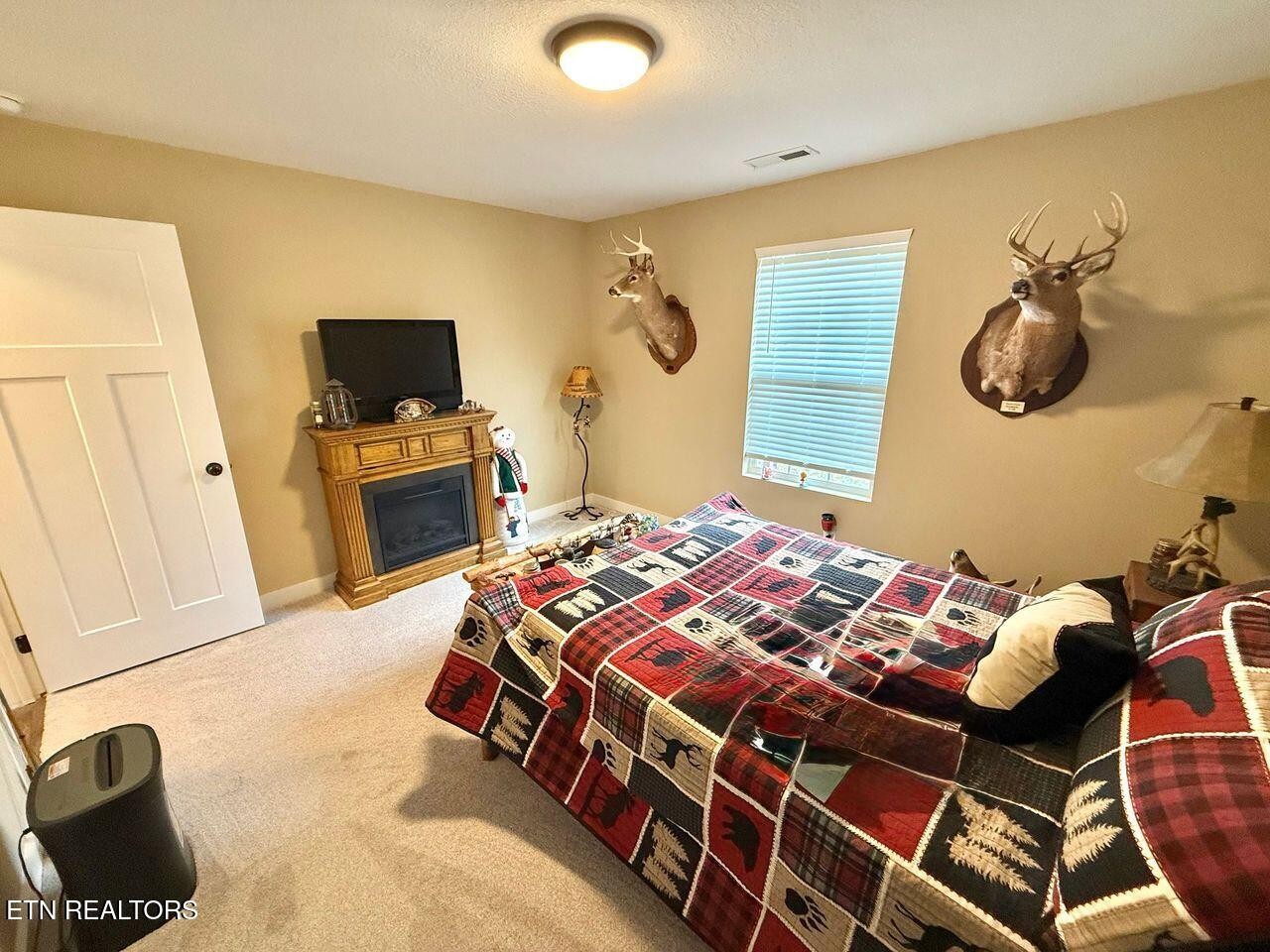 1825 Pleasant View Cemetery Road New Market, TN 37820 - Photo 14 of 19 a bedroom with a bed and a flat tv screen on dresser
