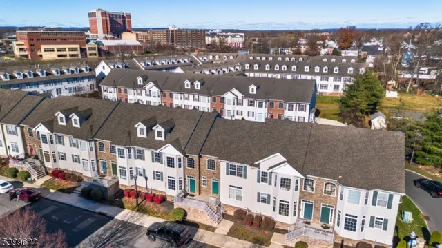 a view of a city that has tall buildings