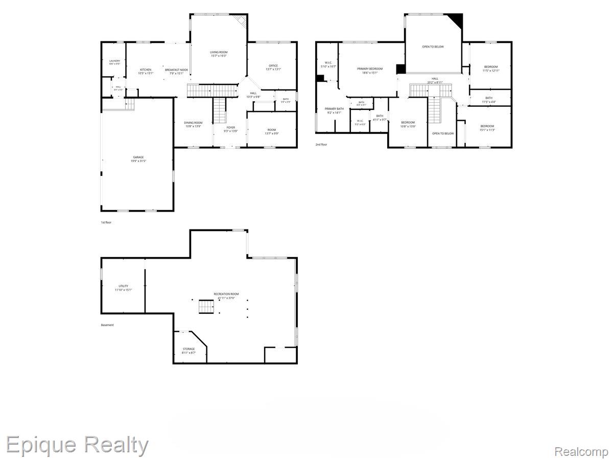 1909 Catlin Drive Rochester, MI 48306 - Photo 74 of 76 Floor plan