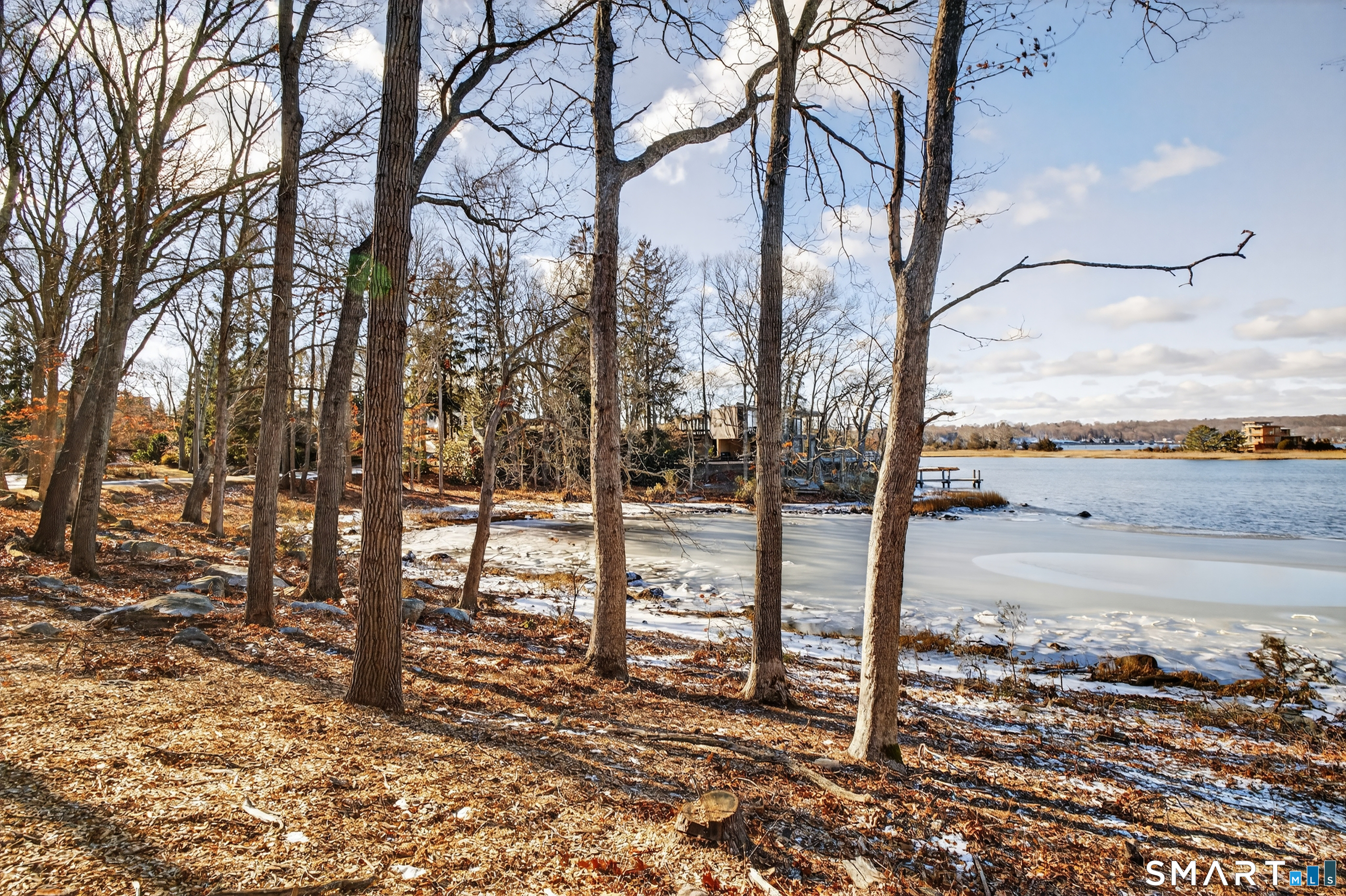 28 Money Point Road Stonington, CT 06355 - Photo 20 of 31 a view of a yard next to a road