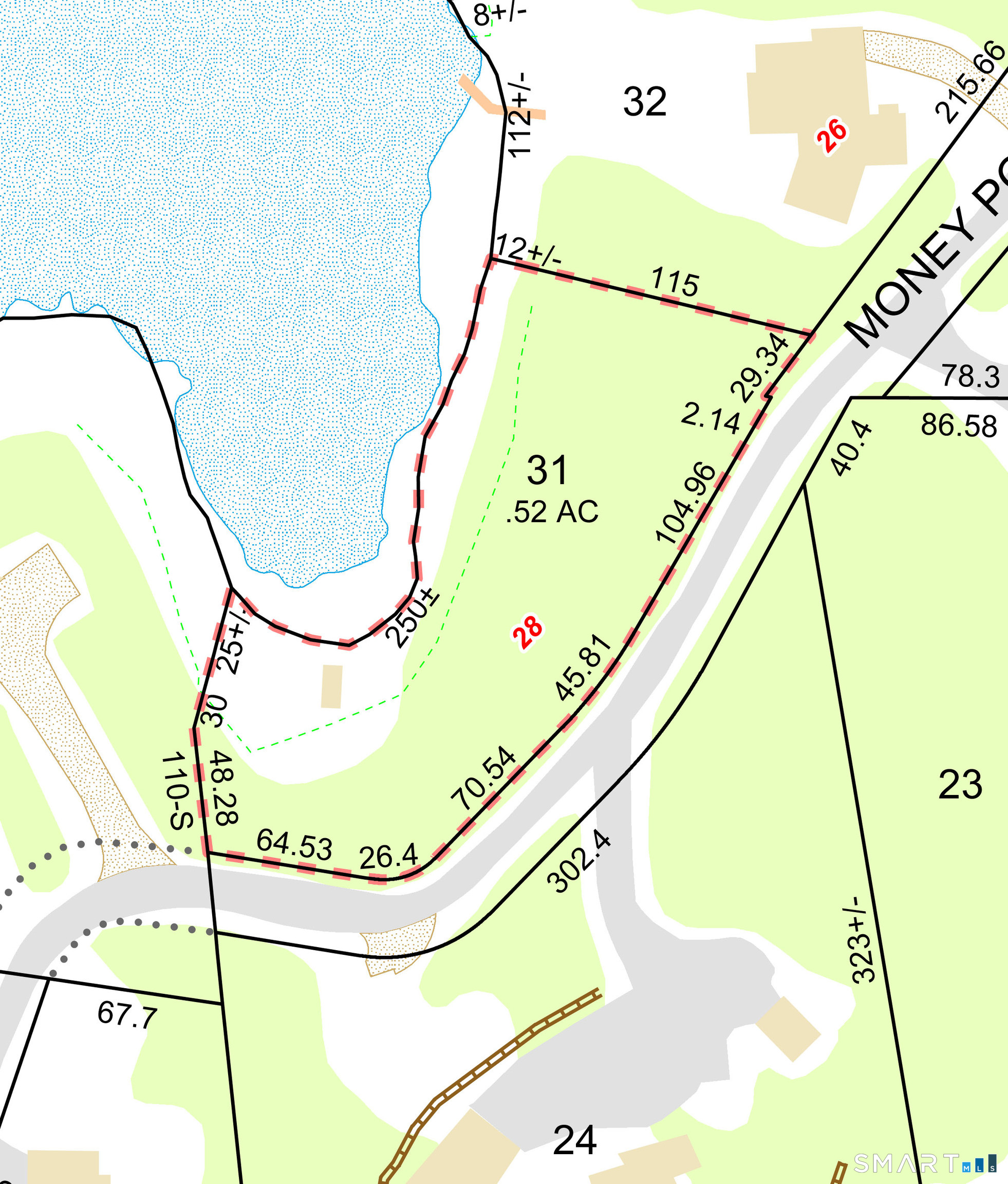 28 Money Point Road Stonington, CT 06355 - Photo 31 of 31 LOT MAP