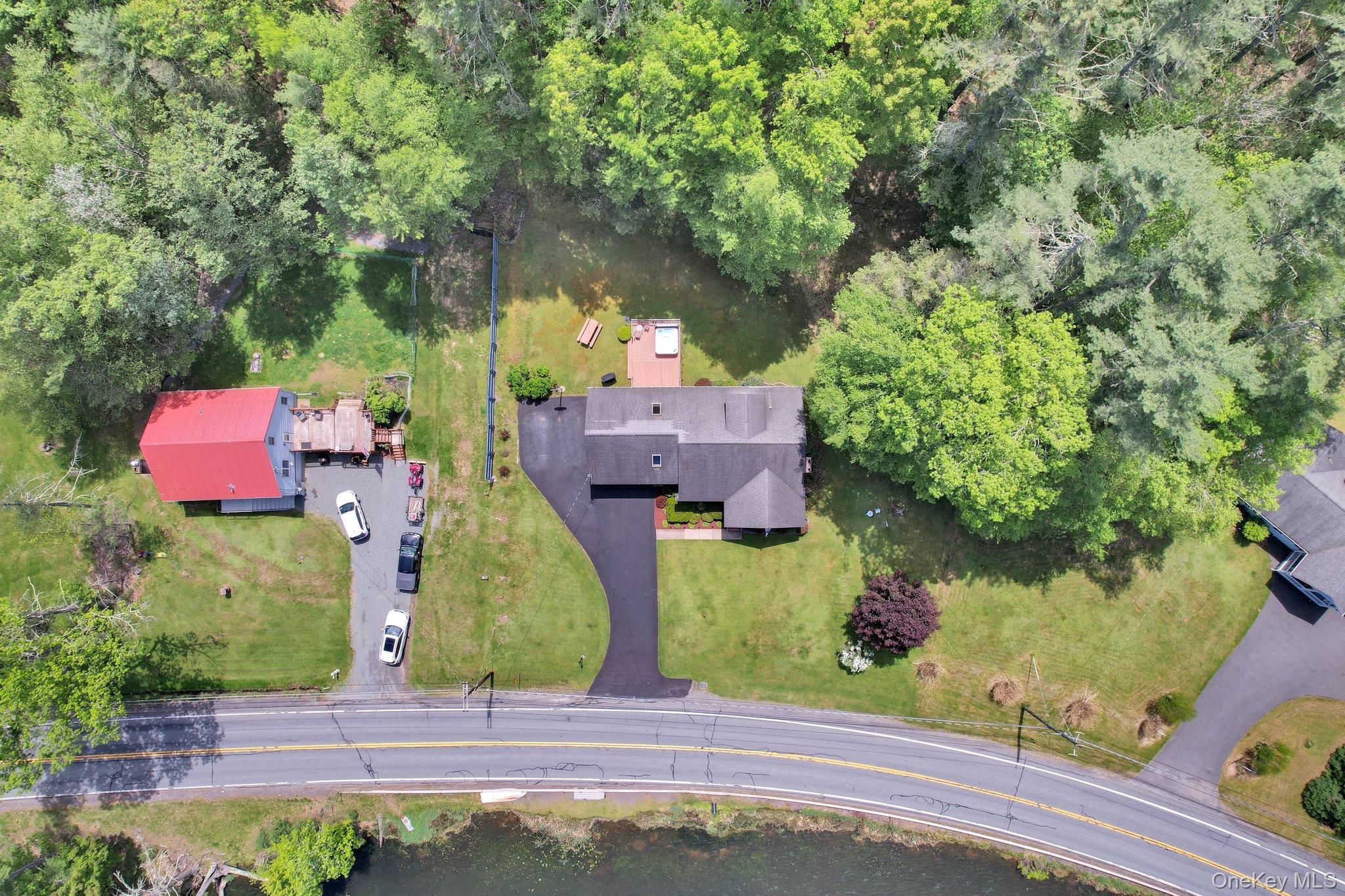 229 Eldred-Yulan Road Barryville, NY 12719 - Photo 30 of 34 an aerial view of a house with a yard