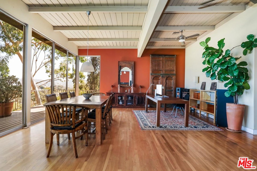 2730 Ivan Court Los Angeles, CA 90039 - Photo 7 of 38 a view of a dining room with furniture window and wooden floor
