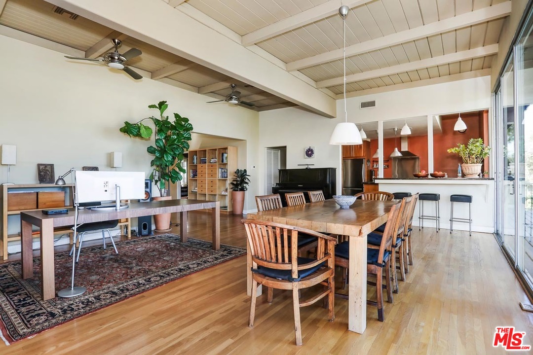 2730 Ivan Court Los Angeles, CA 90039 - Photo 8 of 38 a view of a dining room with furniture window and wooden floor