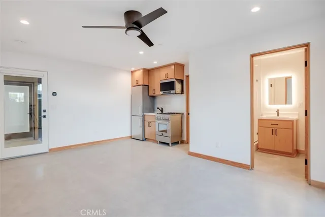 a view of a room with a utility room