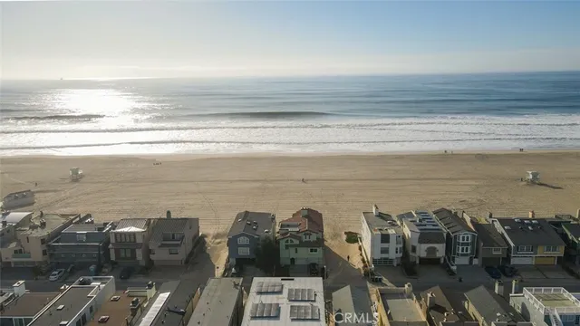 a view of an ocean and beach