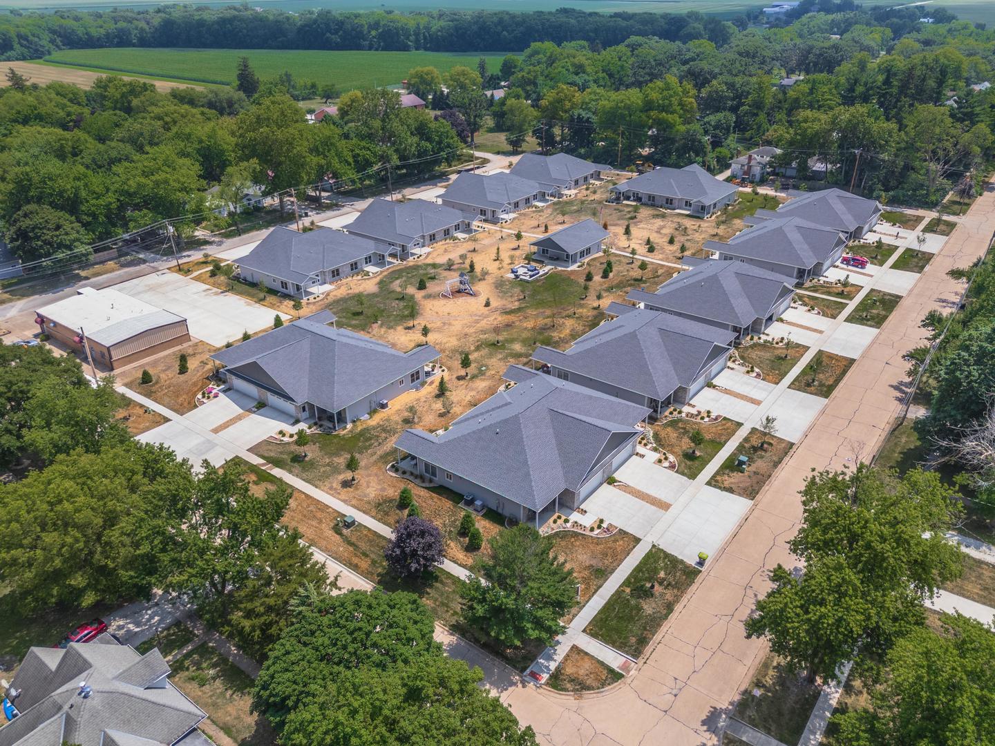 520 South 6th Street Fairbury, IL 61739 - Photo 37 of 42 an aerial view of residential house with outdoor space