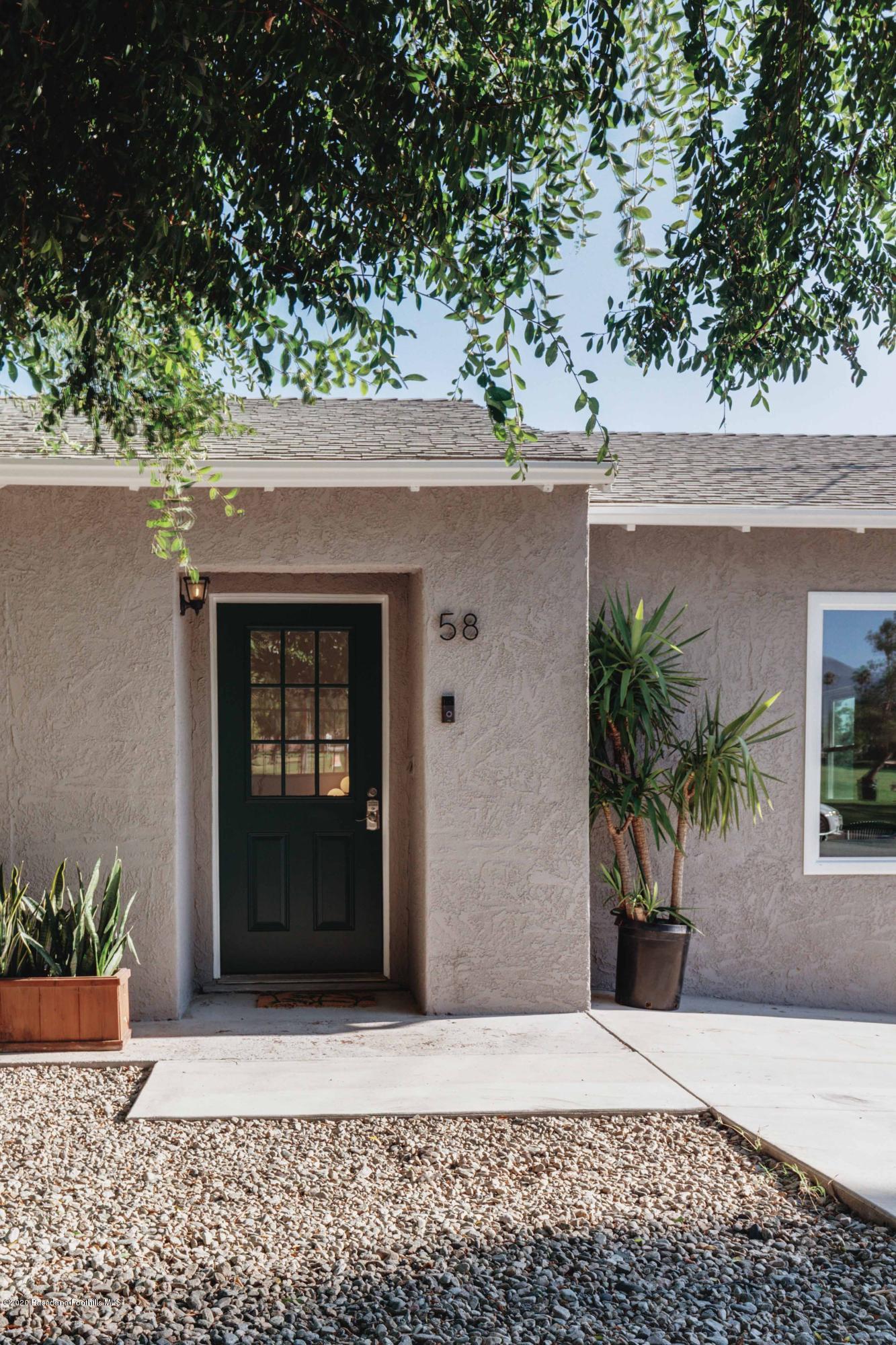 58 Mountain View Street Altadena, CA 91001 - Photo 2 of 30 a front view of a house with a yard