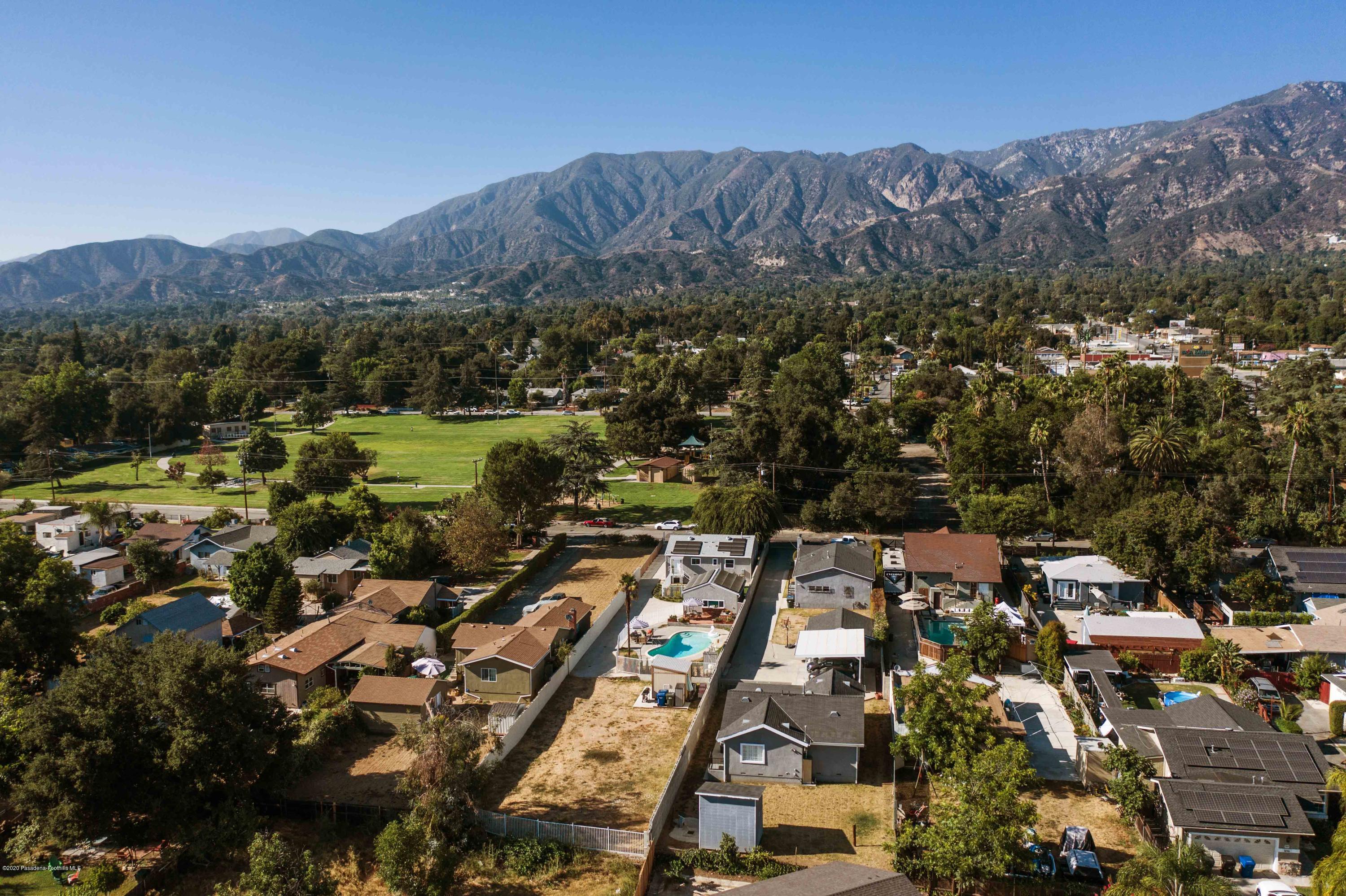 58 Mountain View Street Altadena, CA 91001 - Photo 25 of 30 an aerial view of residential house and green space
