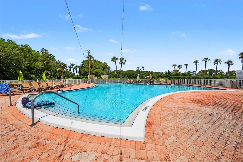 9204 Golf View Drive New Port Richey, FL 34655 - Photo 31 of 33 a view of a swimming pool with a lake view