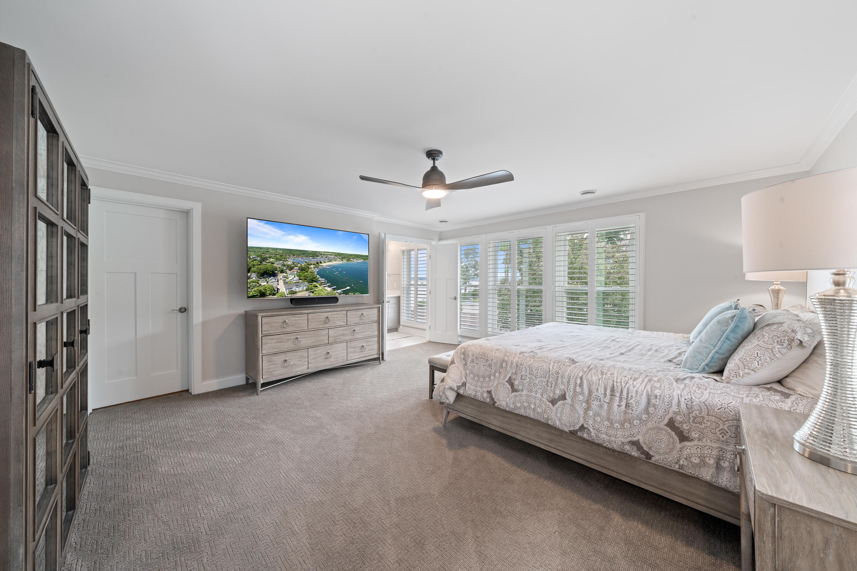 432 Harvard Avenue, Unit 5E 6F Fontana, WI 53125 - Photo 23 of 28 Master Suite with lake views