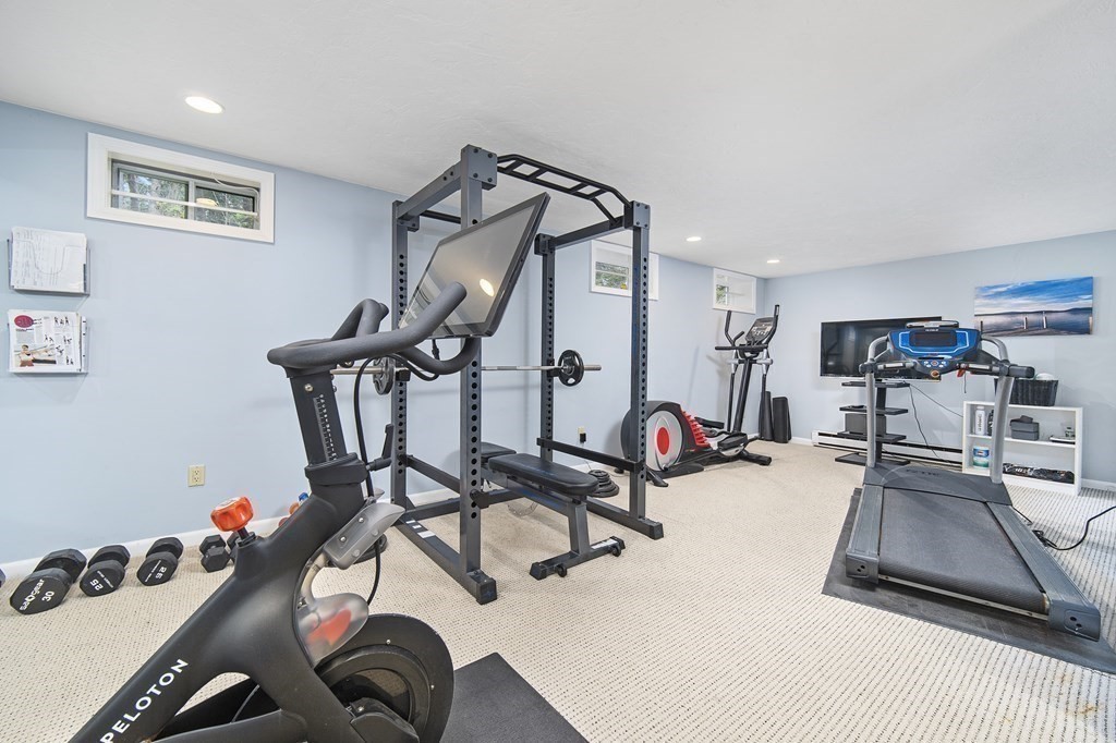 90 Ruddock Road Sudbury, MA 01776 - Photo 31 of 41 a view of a room with gym equipment
