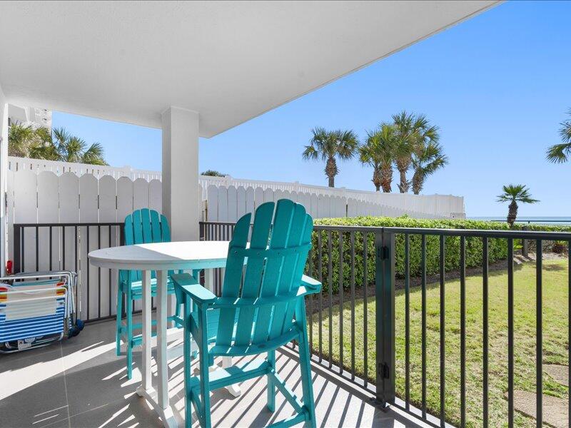 1044 Highway 98, Unit 101 Destin, FL 32541 - Photo 23 of 29 a view of balcony with furniture