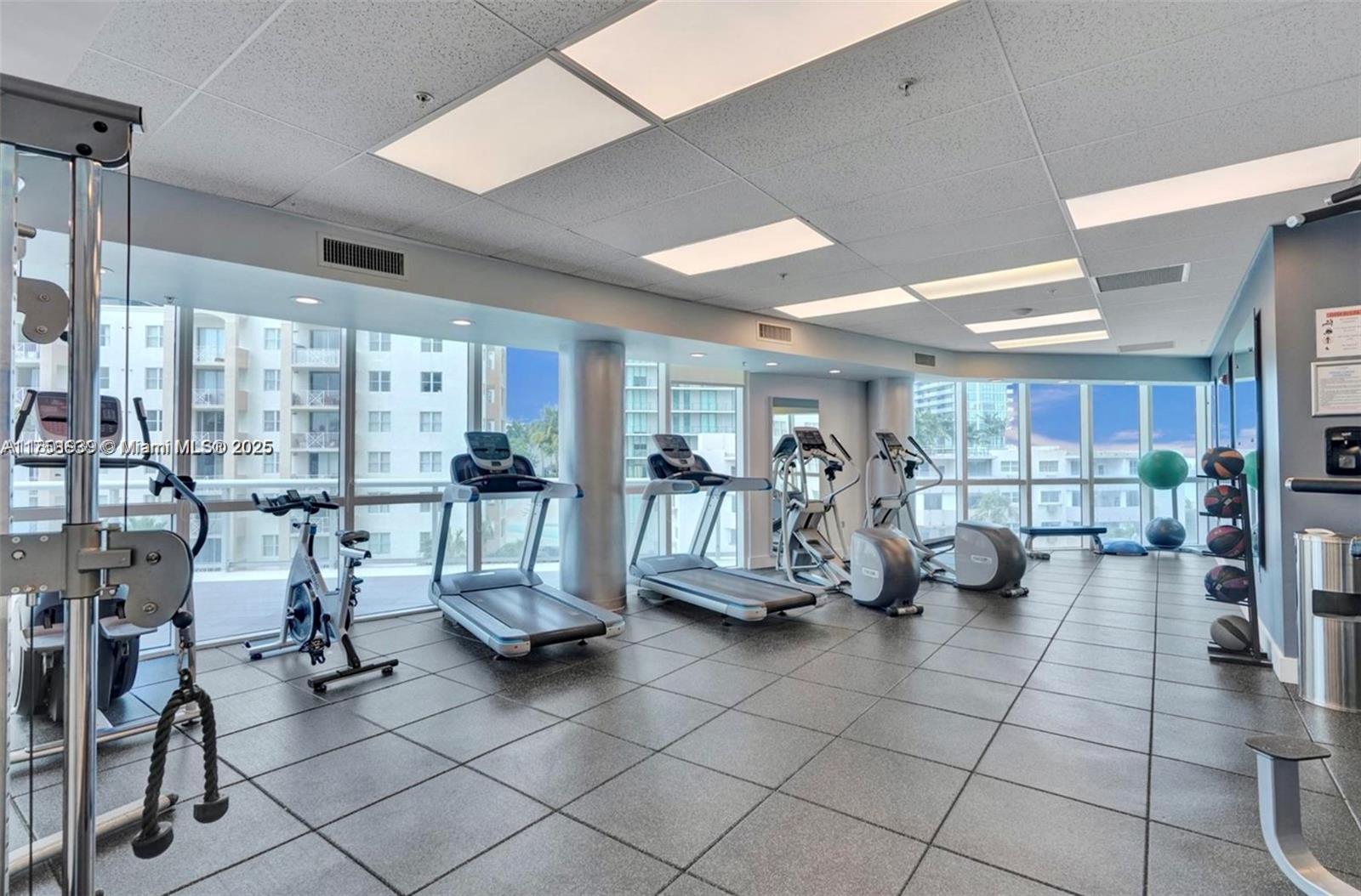 Edgewater Miami, FL 33137 - Photo 24 of 31 a view of a room with gym equipment