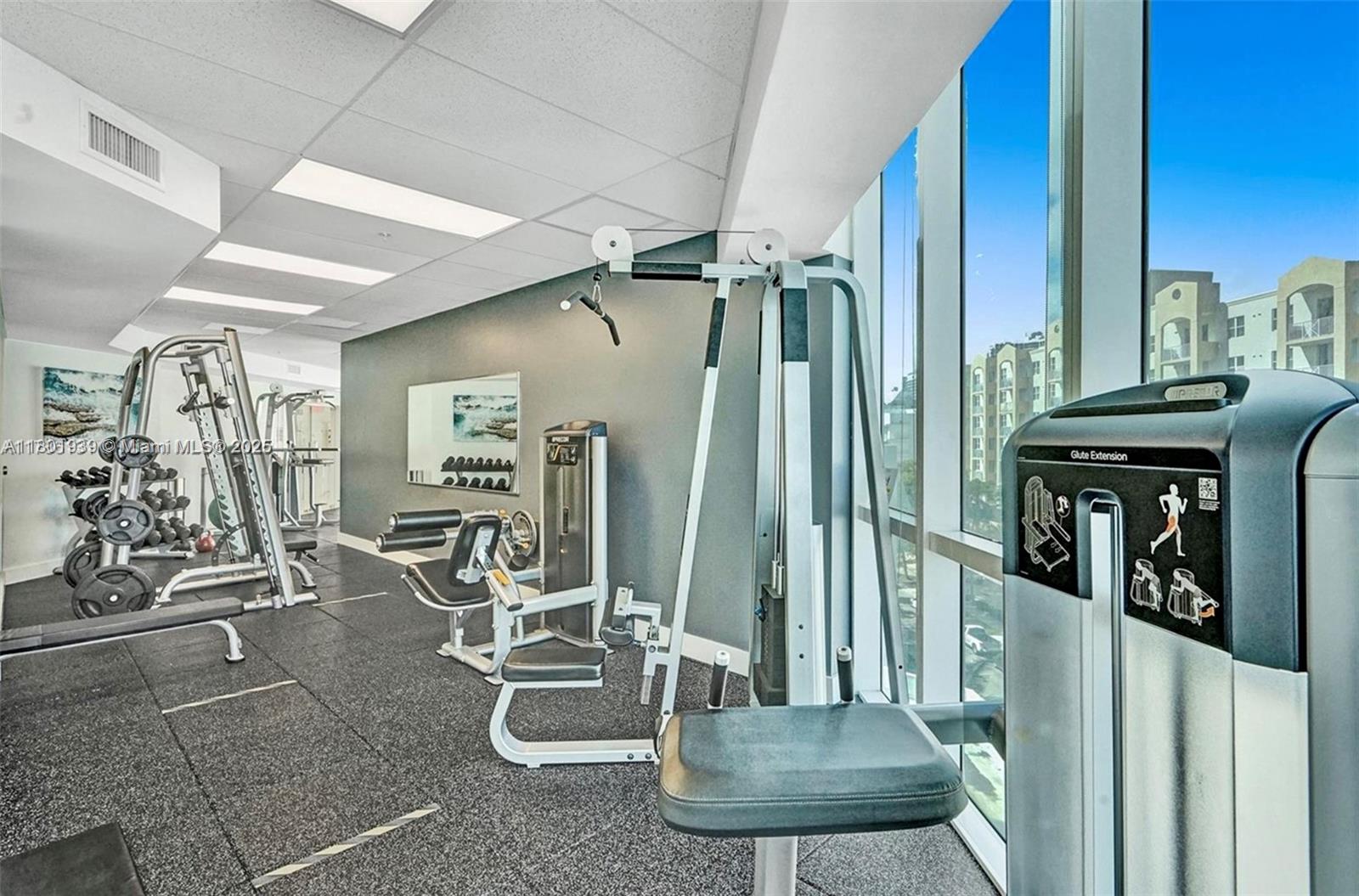 Edgewater Miami, FL 33137 - Photo 27 of 31 a view of a room with gym equipment