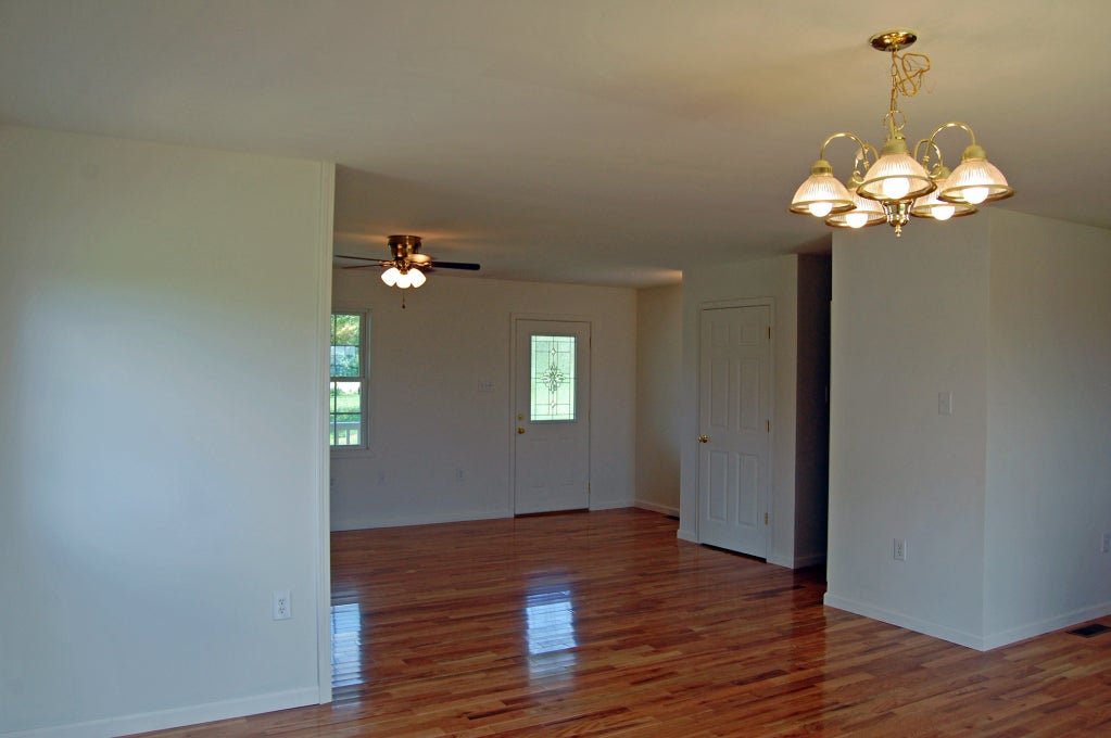 1104 Stone House Road Caldwell, WV 24925 - Photo 3 of 17 Living Room - Oak Hardwood Floors