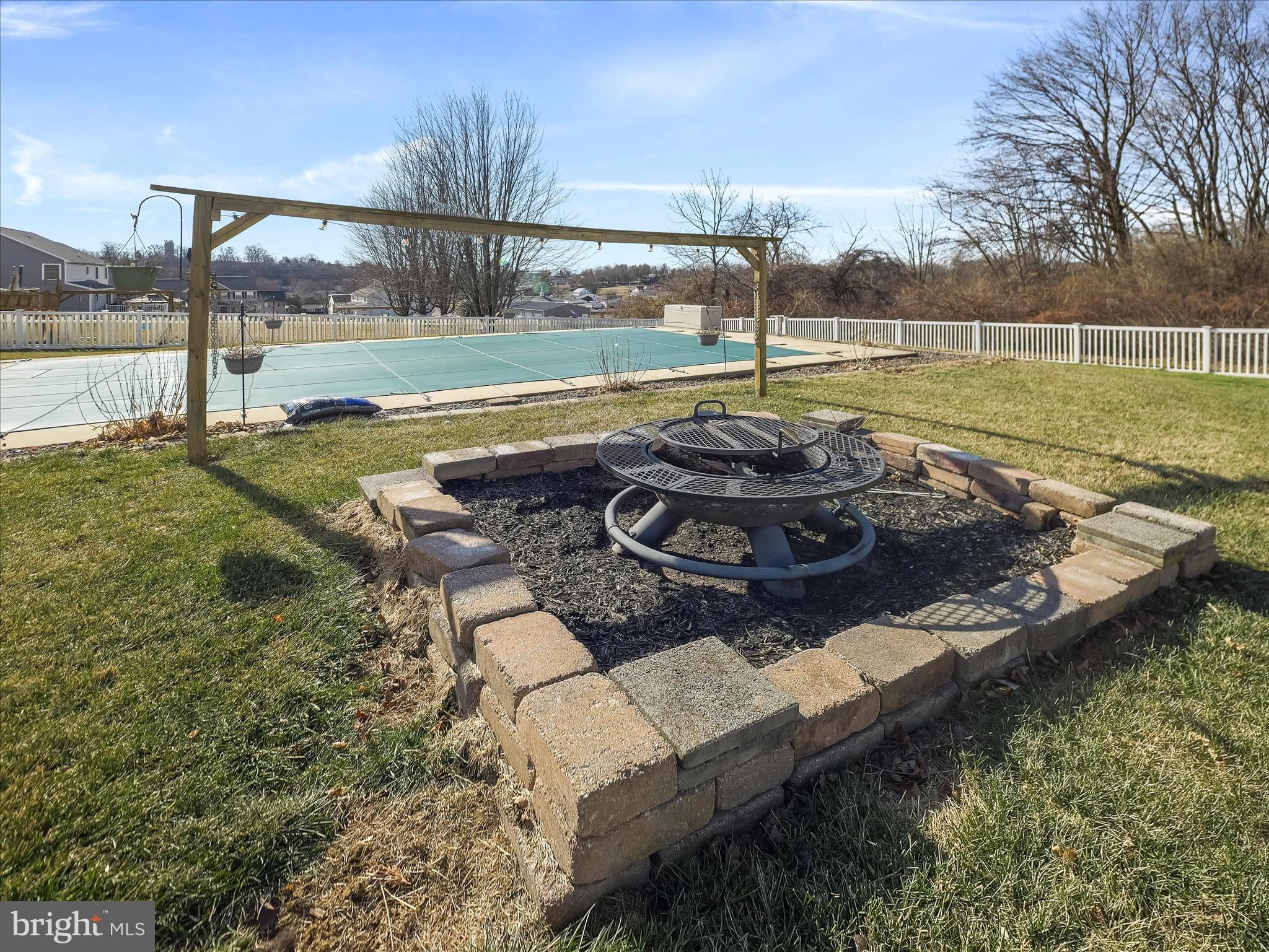 8935 Harper Drive Waynesboro, PA 17268 - Photo 46 of 46 a view of a backyard with floor to ceiling window and yard
