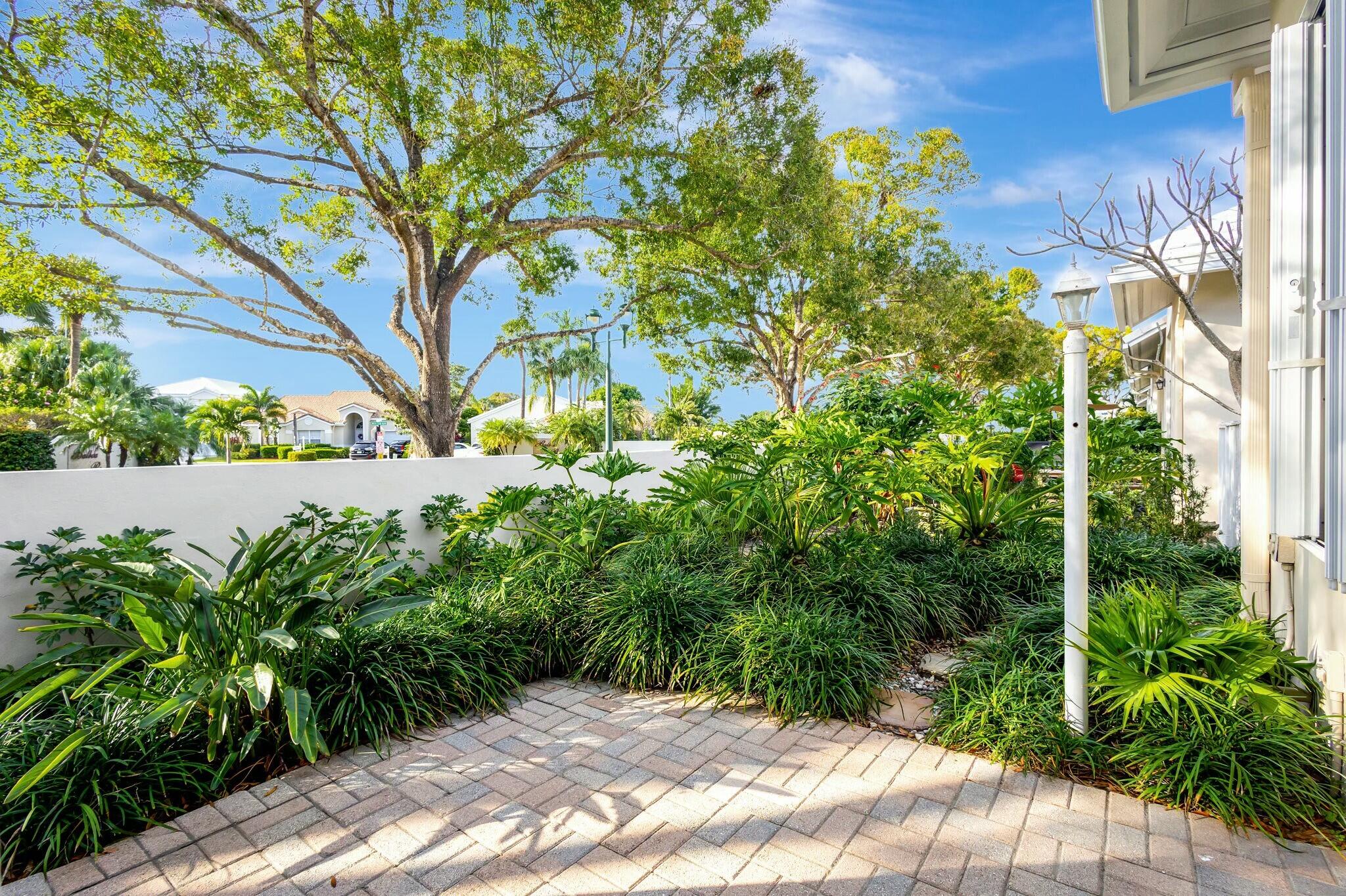 17161 Bermuda Village Drive Boca Raton, FL 33487 - Photo 44 of 54 a view of a yard with plants and large trees