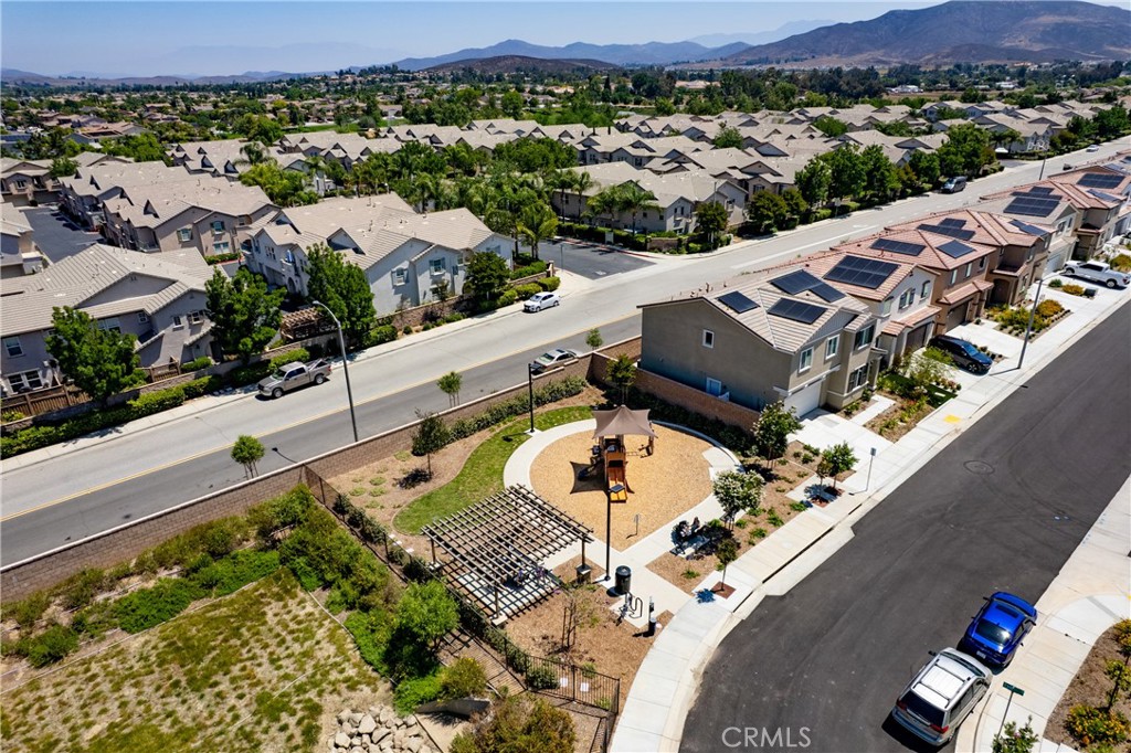 36390 West Flare Winchester, CA 92569 - Photo 44 of 46 an aerial view of a house with a mountain