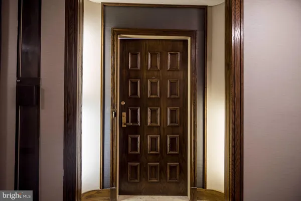 a view of front door