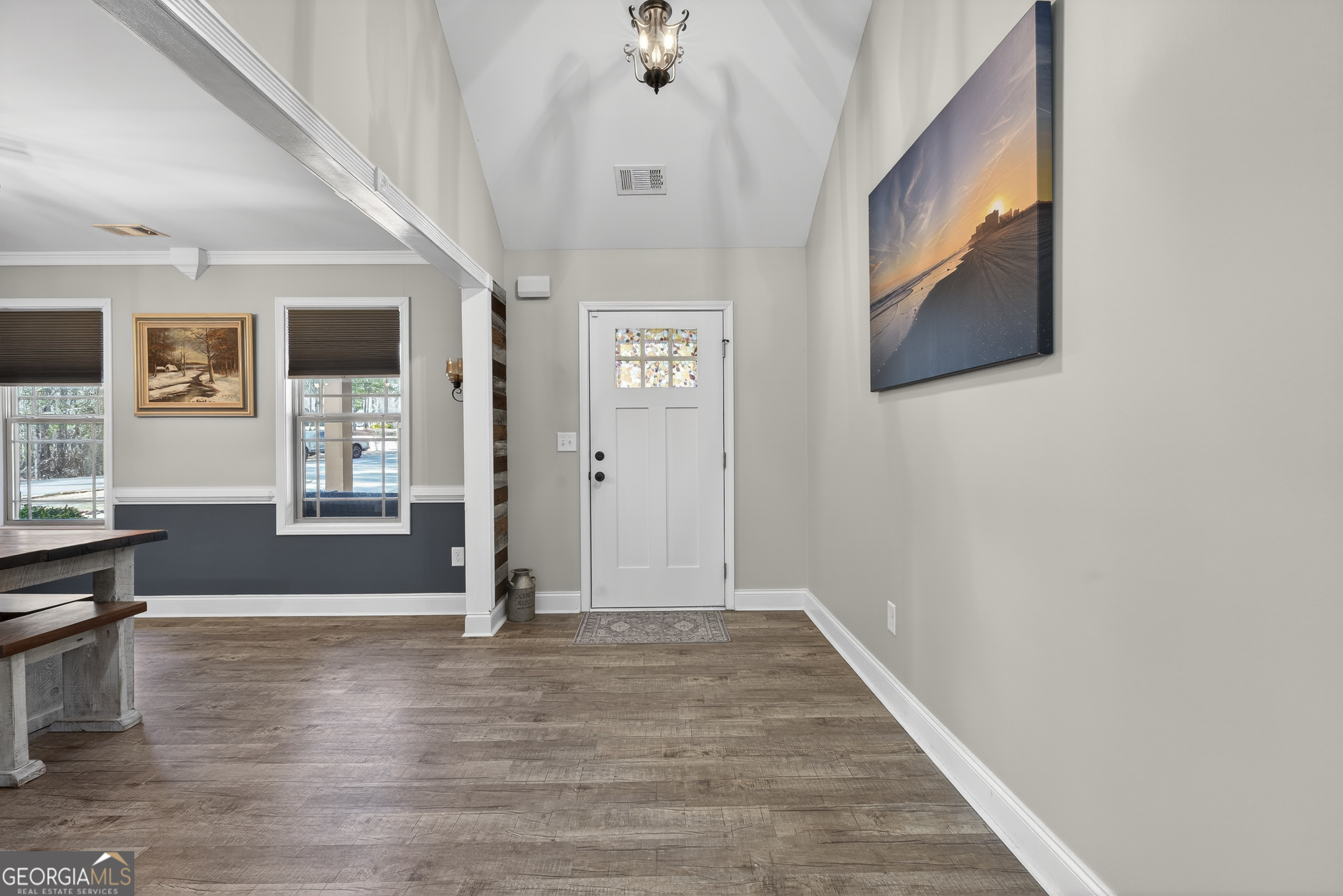 255 Needleleaf Drive Barnesville, GA 30204 - Photo 7 of 47 a view of an entryway with wooden floor
