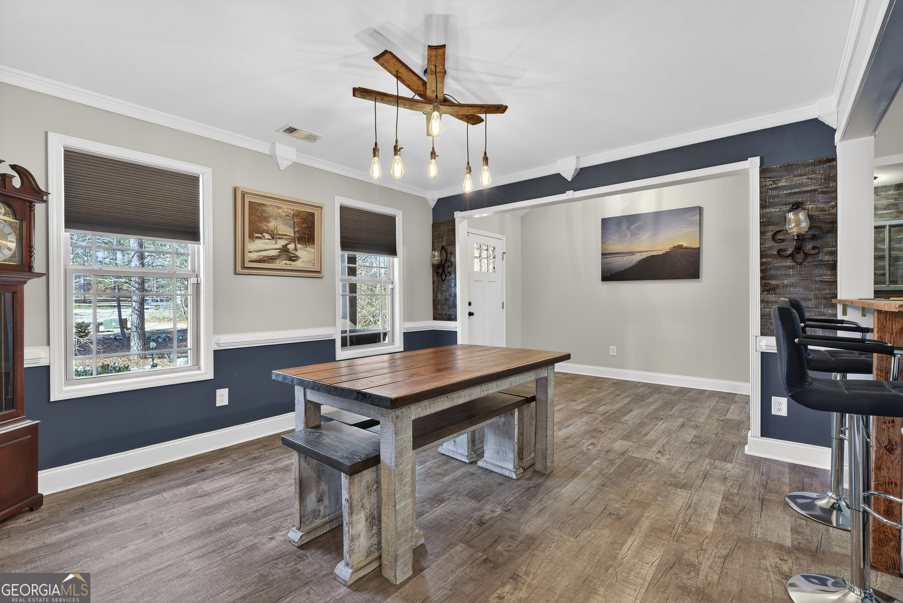 255 Needleleaf Drive Barnesville, GA 30204 - Photo 9 of 47 a view of a workspace with furniture and a window