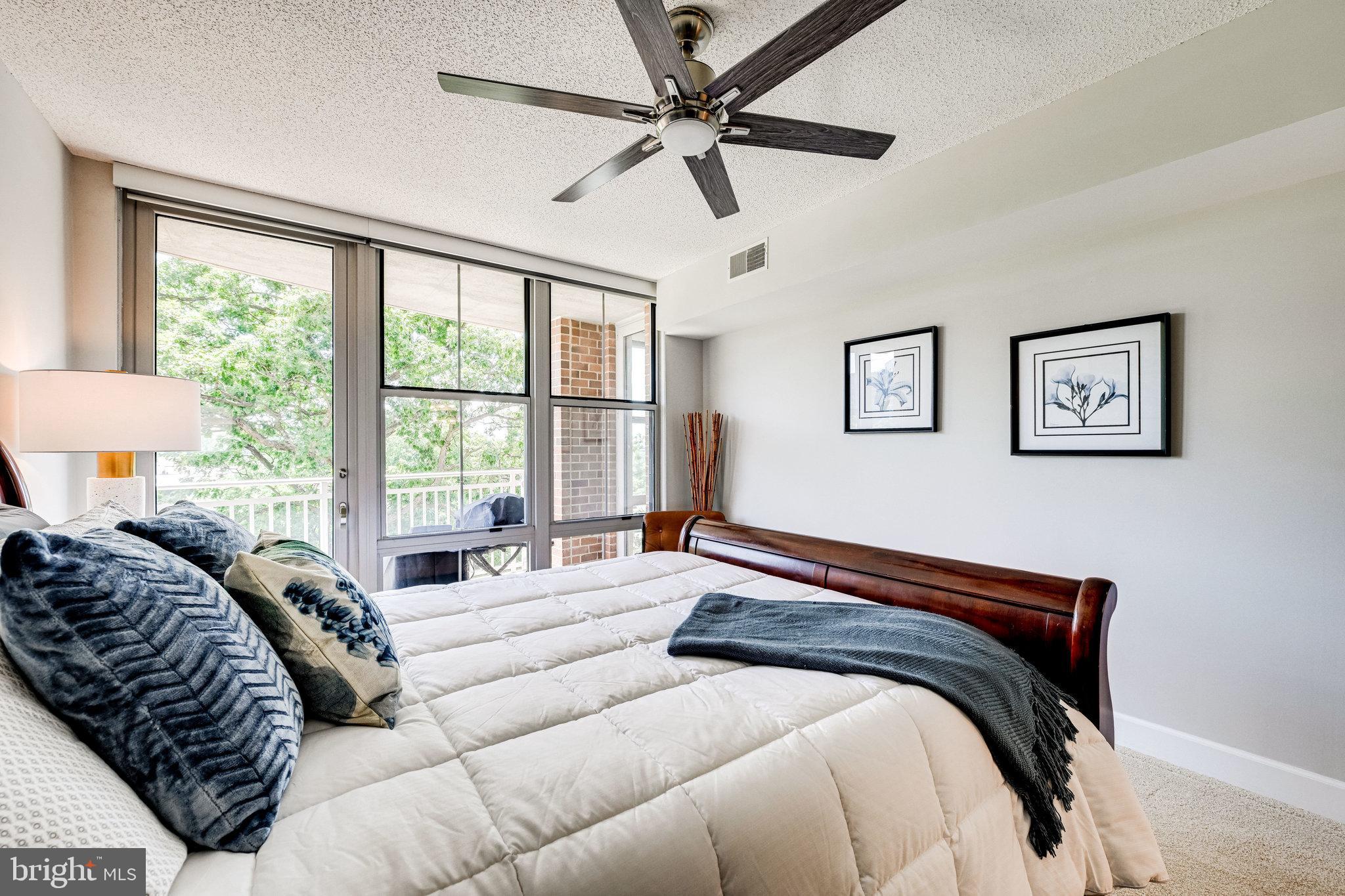 11800 Sunset Hills Road, Unit 714 Reston, VA 20190 - Photo 13 of 44 Secluded Balcony from Primary Room